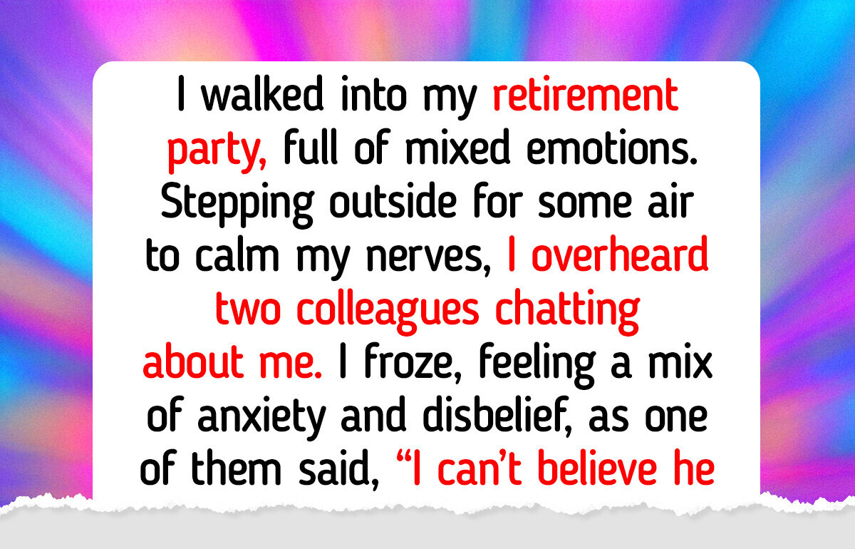 My Retirement Party Felt Meaningful at First, but Then the Truth Came Out