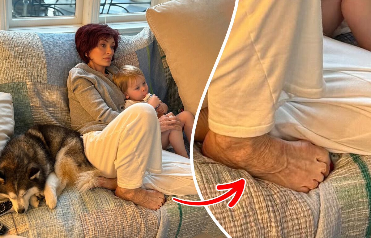 Sharon Osbourne Posts a Sweet Photo, but People Only Talk About Her Feet Sharon Osbourne Posts a Sweet Photo, but People Only Talk About Her Feet