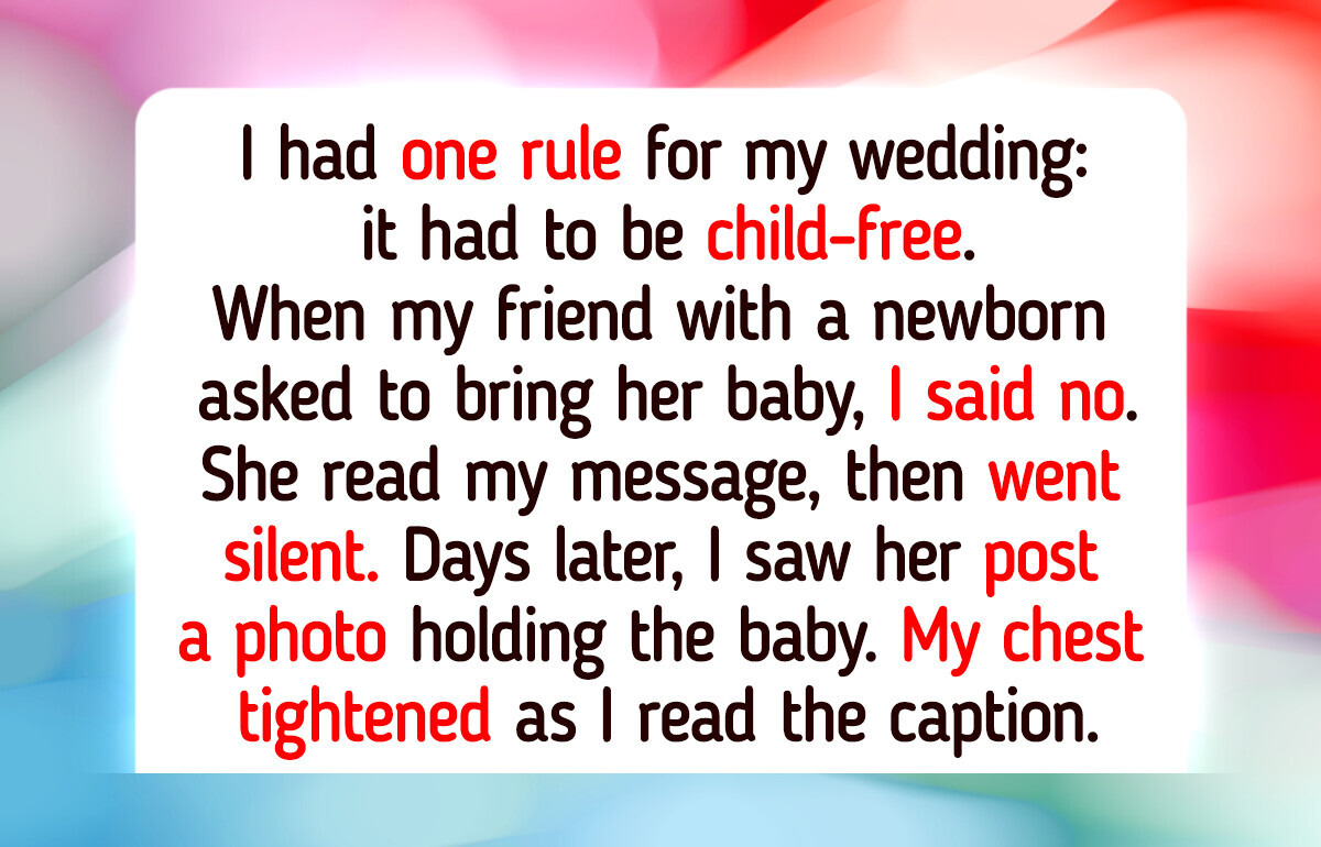 I Won’t Back Down on My Child-Free Wedding Policy Without a Fight