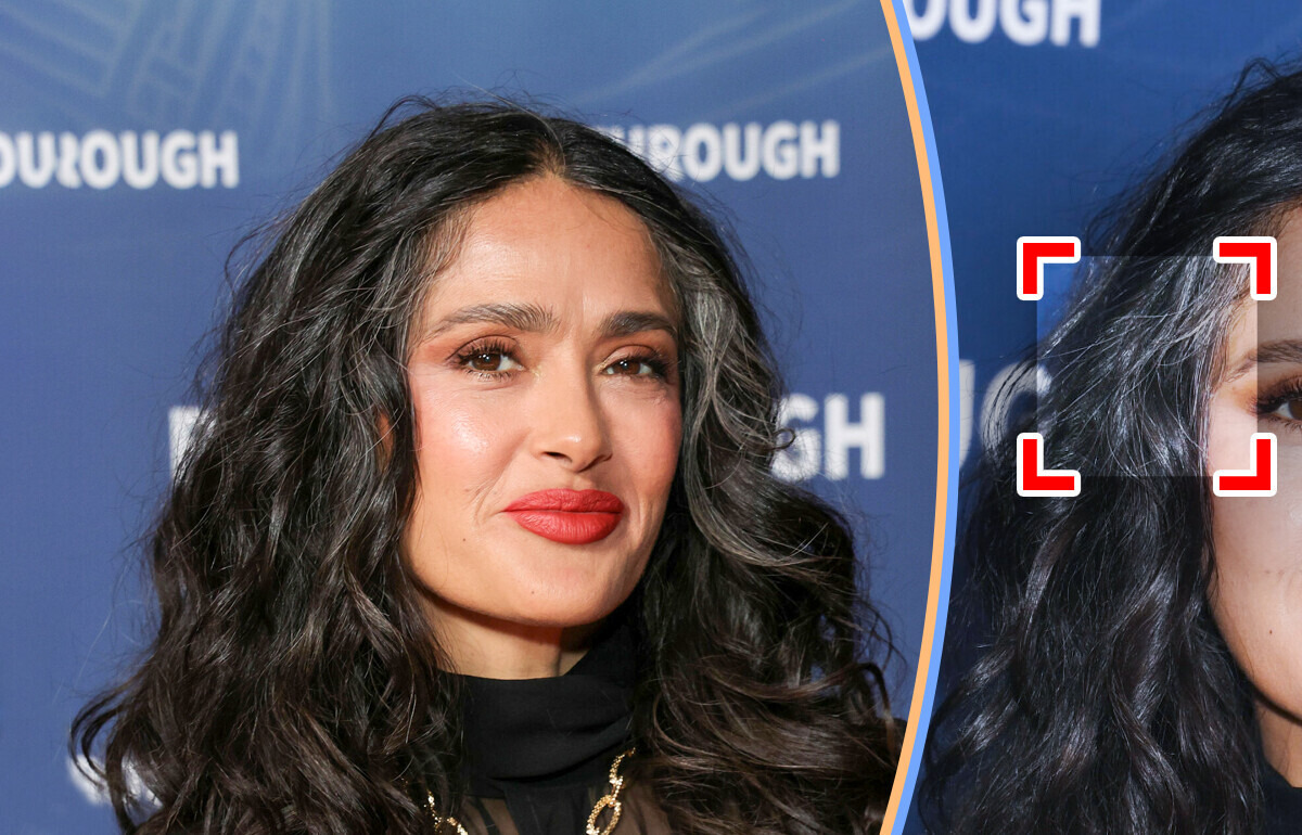 Salma Hayek Reveals Her Gray Hair Look, Sparking Mixed Reactions Online, "Not Good"