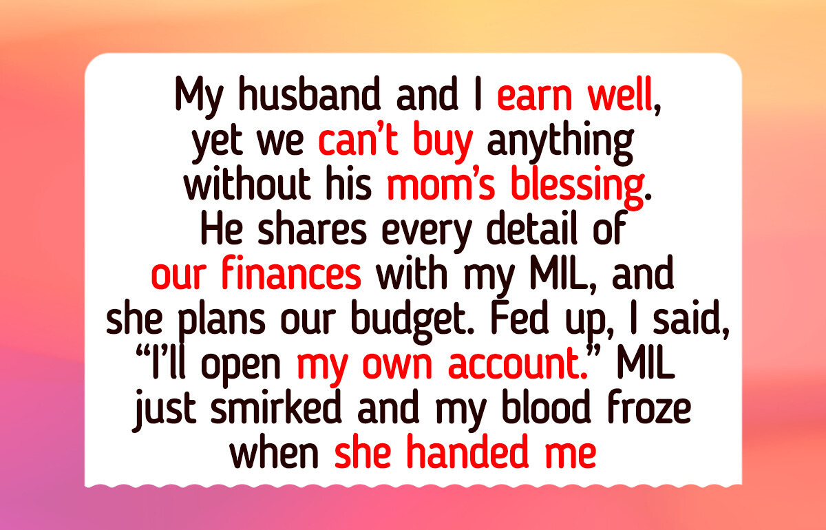 I Refused to Let My MIL Own My Family Budget, Now My Marriage Is on Thin Ice I Refused to Let My MIL Own My Family Budget, Now My Marriage Is on Thin Ice
