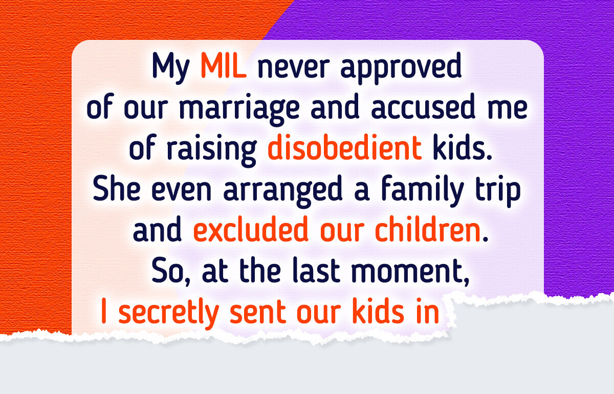 My MIL Excluded Our Children From a Family Trip, So I Made Sure It Was “Unforgettable” My MIL Excluded Our Children From a Family Trip, So I Made Sure It Was “Unforgettable”