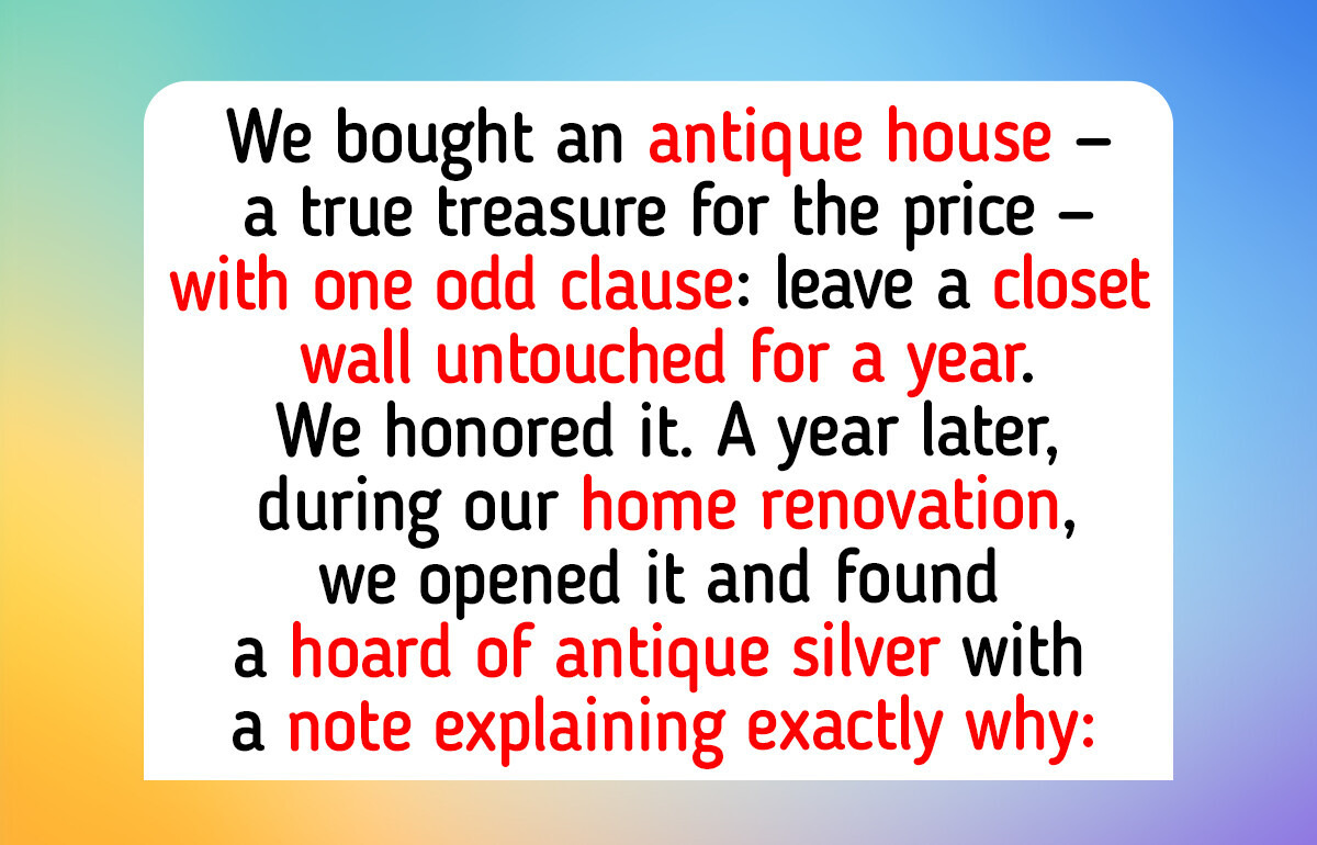 11 Homeowners Who Uncovered a Buried Treasure During a Home Renovation and Couldn’t Believe Their Eyes