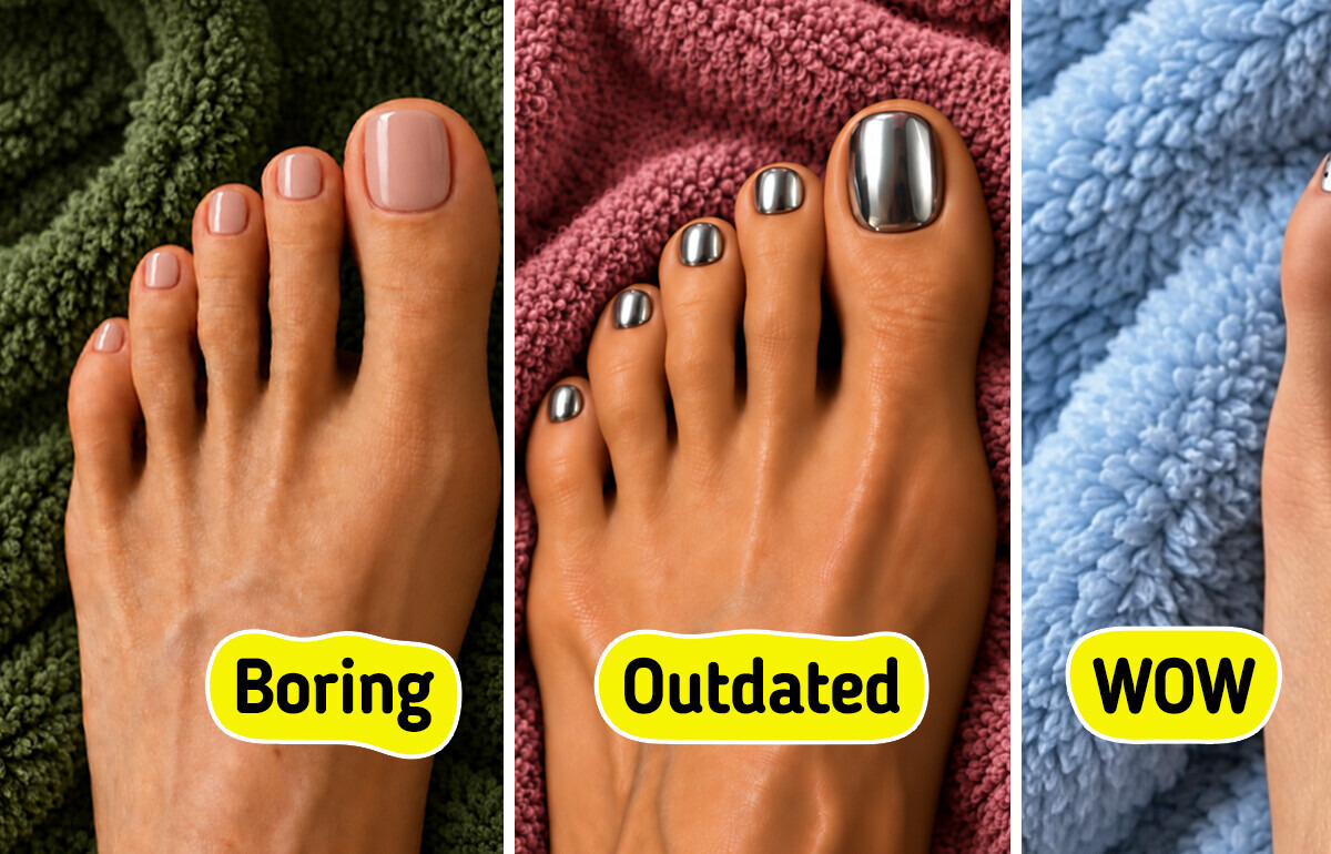 10 Fall Pedicure Trends Beauty Editors Are Spotting This October, From Tartan Toes to Celestial Nail Art