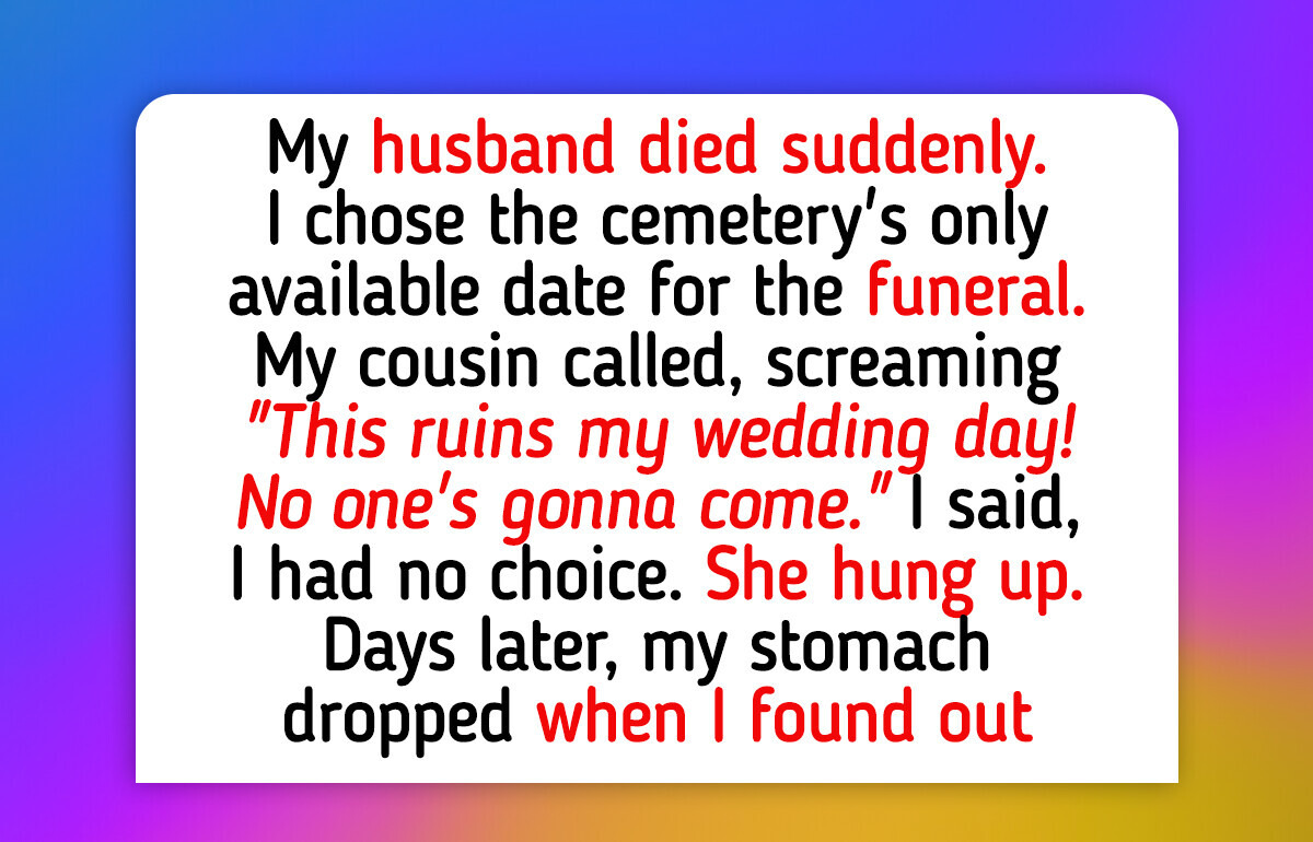 I Refuse to Reschedule My Husband’s Funeral—Even Though My Family Planned a Wedding