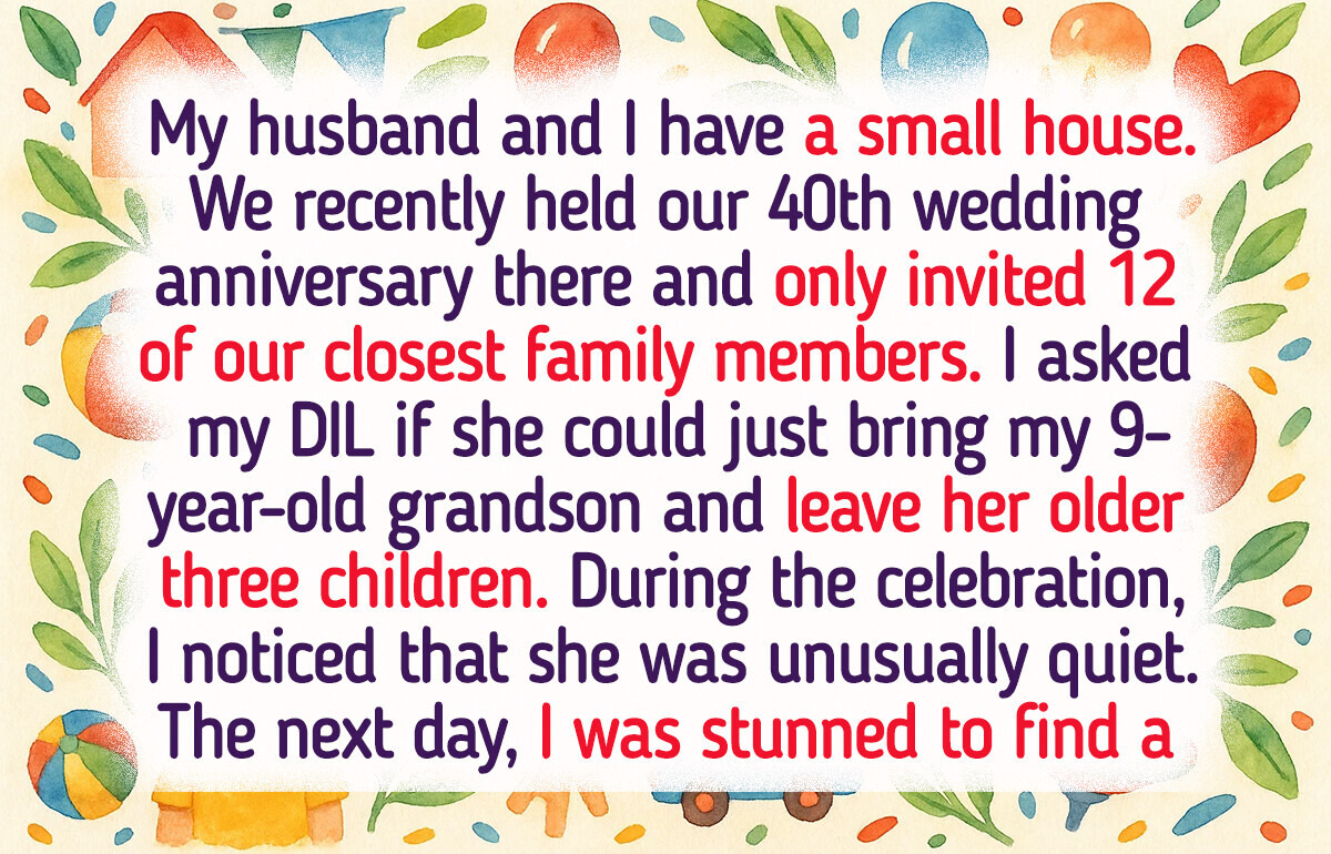 I Excluded My DIL’s Kids From My Anniversary—Now We’re Falling Apart I Excluded My DIL’s Kids From My Anniversary—Now We’re Falling Apart