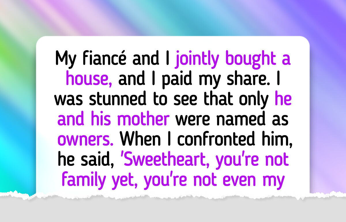 My Fiancé Gave His Mom Part of Our House — I’m Feeling Betrayed My Fiancé Gave His Mom Part of Our House — I’m Feeling Betrayed