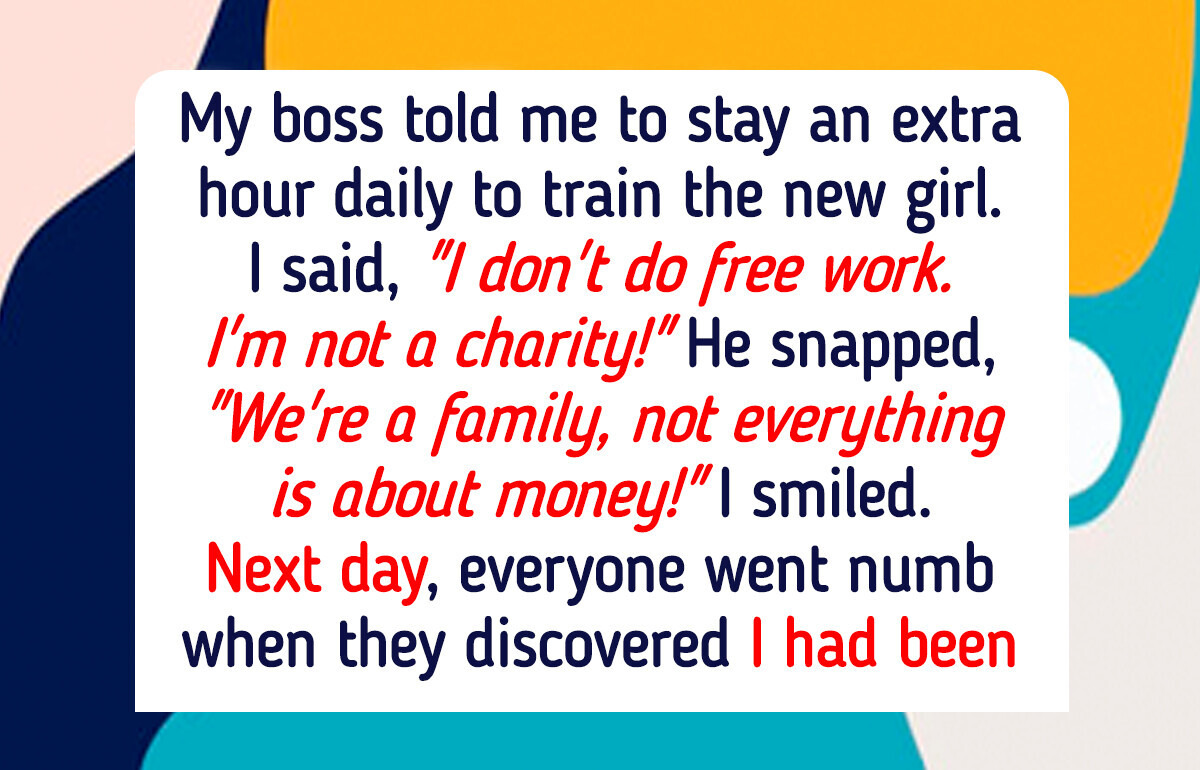 I Refused to Train My New Colleague for Free, I’m Not a Charity I Refused to Train My New Colleague for Free, I’m Not a Charity