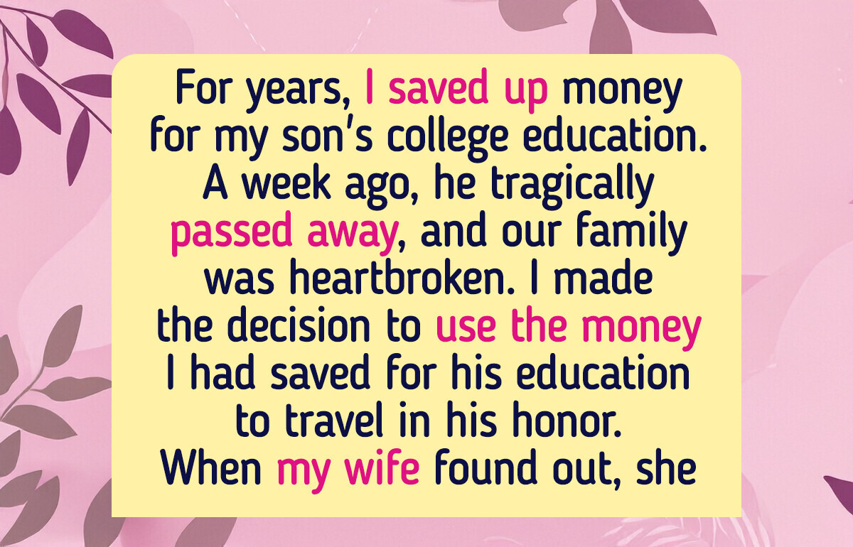 My Son Passed Away, So I Used His Money to Travel the World