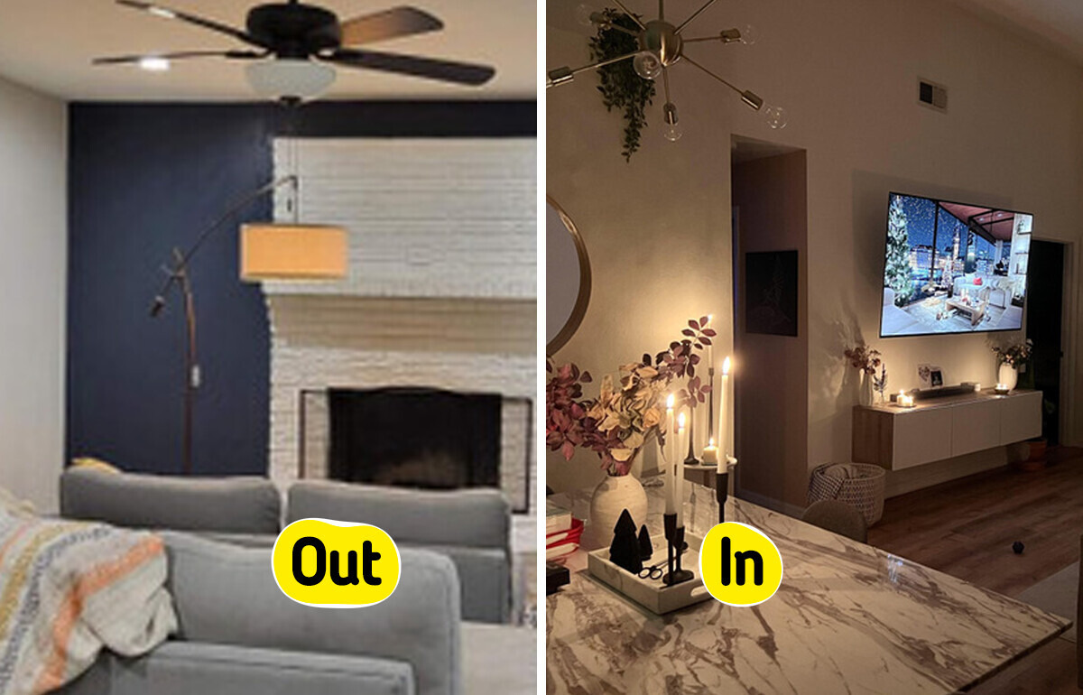 10 Interior Design Trends Replacing Old Favorites, Including Why Lamps Are Taking Over From Ceiling Lights