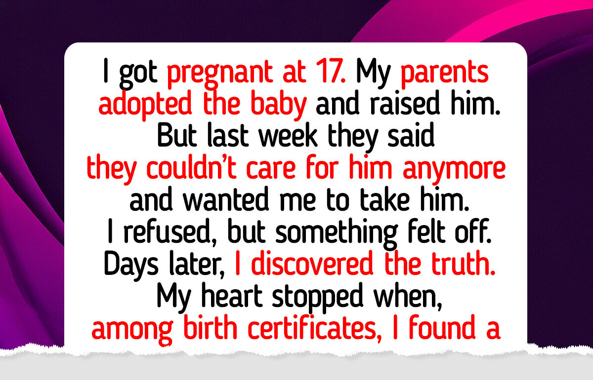 My Parents Adopted My Baby and Now Expect Me to Raise Him