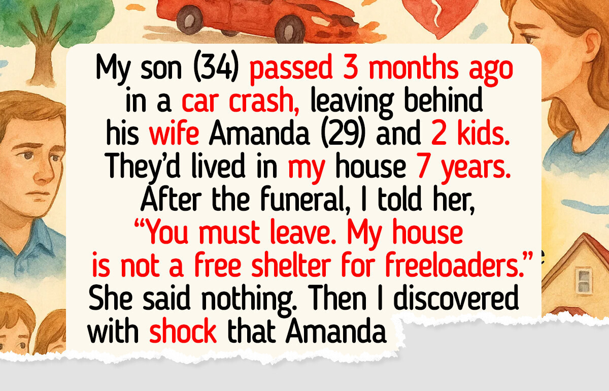 I Kicked Out My DIL and Grandkids After My Son’s Death, My House Is Not a Free Hotel