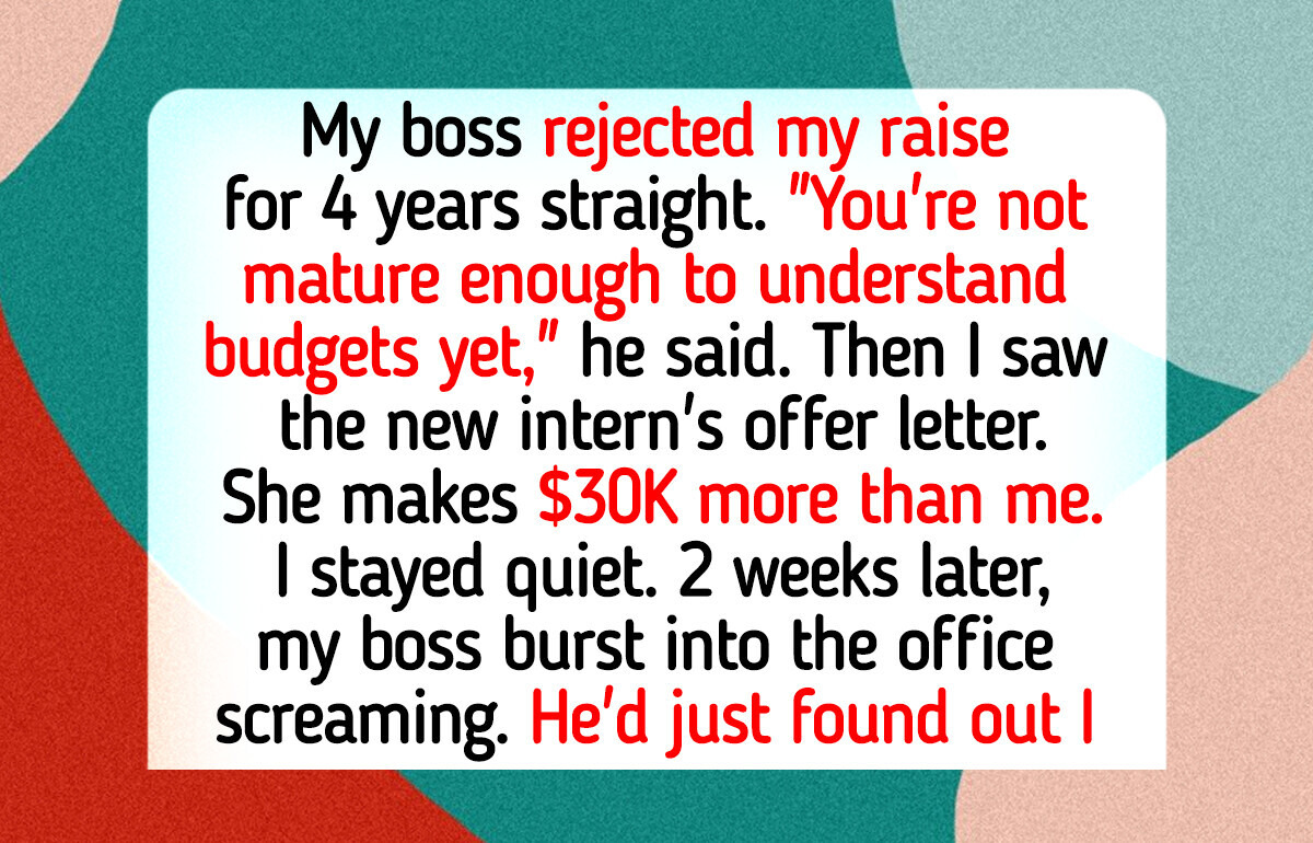 I Refuse to Be the Lowest Paid Person in the Company, Now Everyone Knows Why