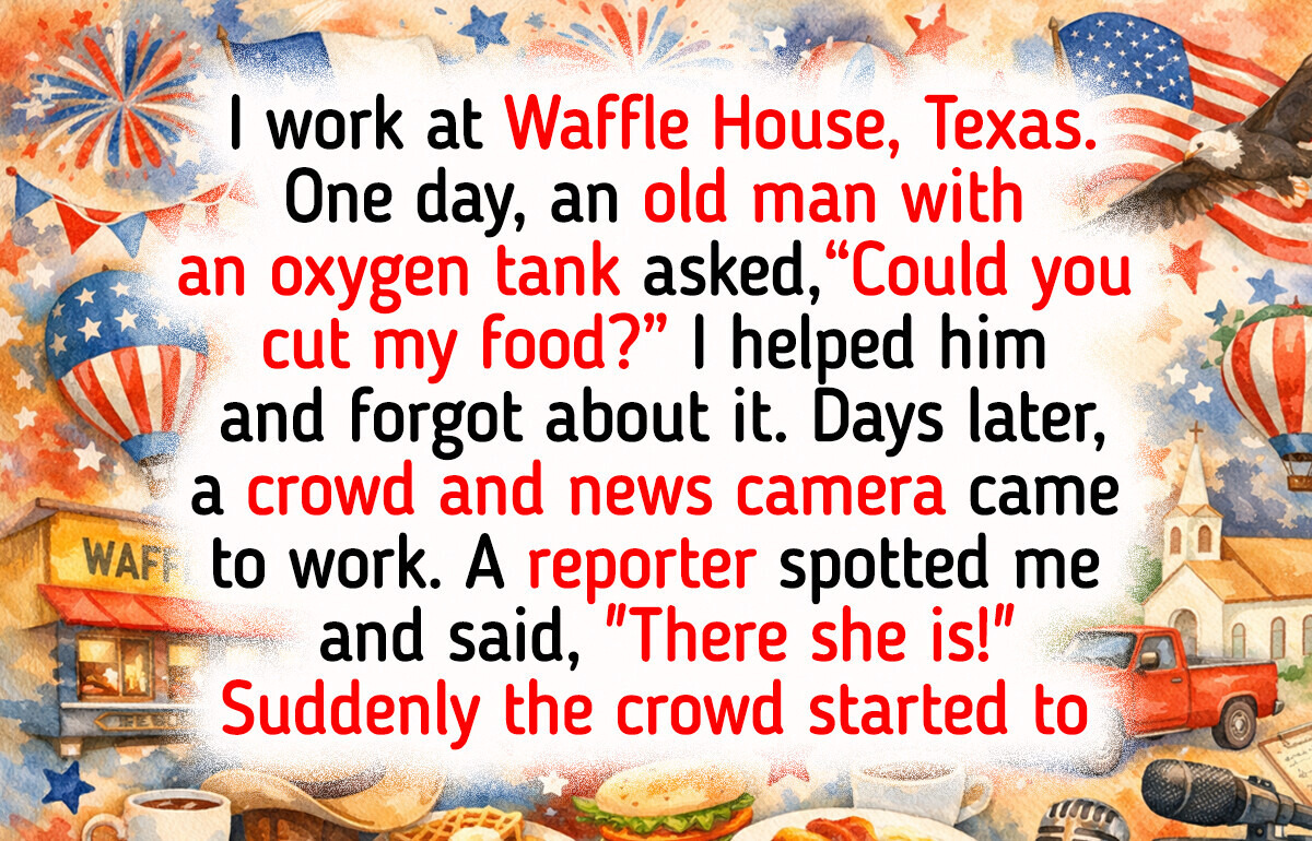 An 18-Year-Old Texas Waitress Showed a Lonely Senior Kindness and Compassion—Then Received the Surprise of a Lifetime