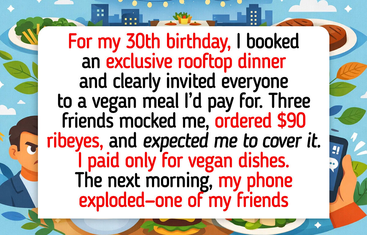 I Refused to Pay for My Friends’ Meat at My Own Vegan Birthday