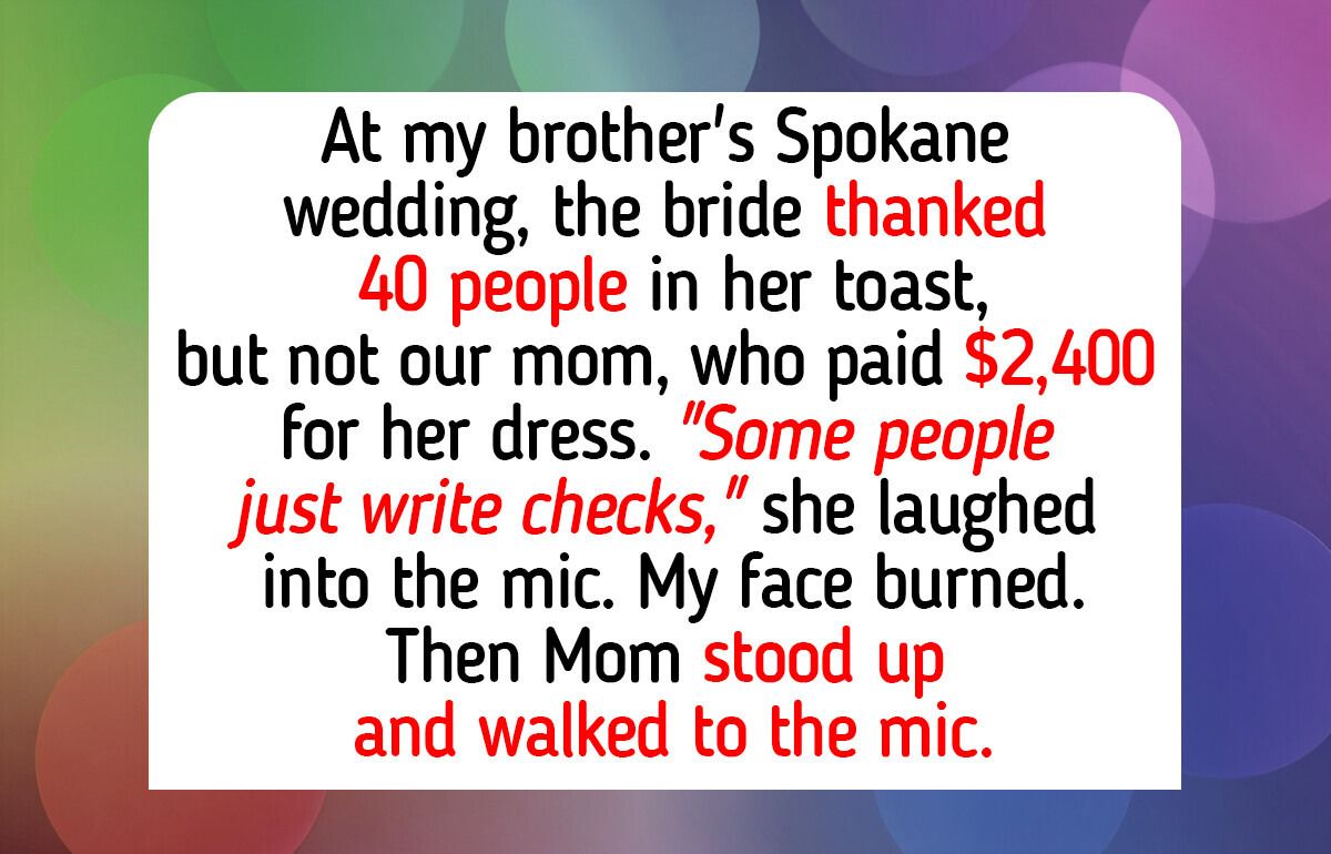 A Spokane Bride Left Her Mother-in-Law Out of a 40-Name Speech. Her Reply Cost $38,000 A Spokane Bride Left Her Mother-in-Law Out of a 40-Name Speech. Her Reply Cost $38,000