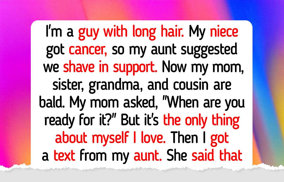 I Refuse to Shave My Head for My Niece’s Cancer Battle, Now My Family Is Furious I Refuse to Shave My Head for My Niece’s Cancer Battle, Now My Family Is Furious