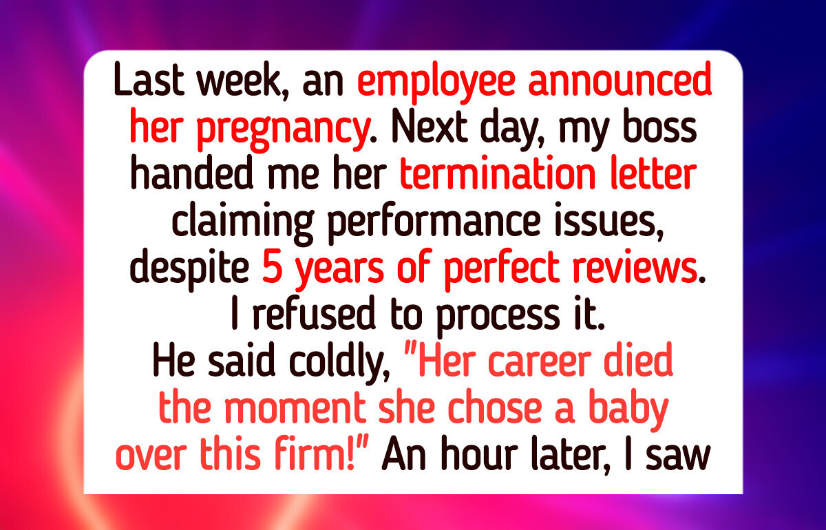 I Refused to Fire a Soon-to-Be-Mother and End Her Career Just Because I Am in HR