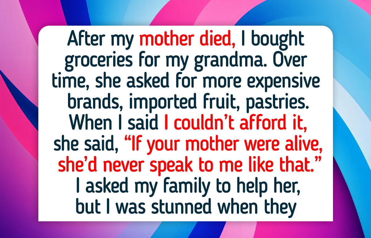 I Refuse to Pay for My 90-Year-Old Grandma’s Groceries I Refuse to Pay for My 90-Year-Old Grandma’s Groceries