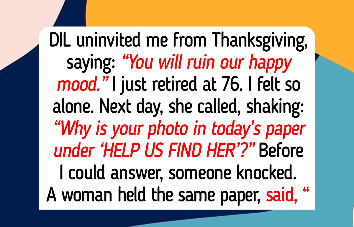 At 76, I Dreaded Loneliness at My First Thanksgiving in Retirement — Then the Family I Helped in 1988 Knocked to Return the Kindness