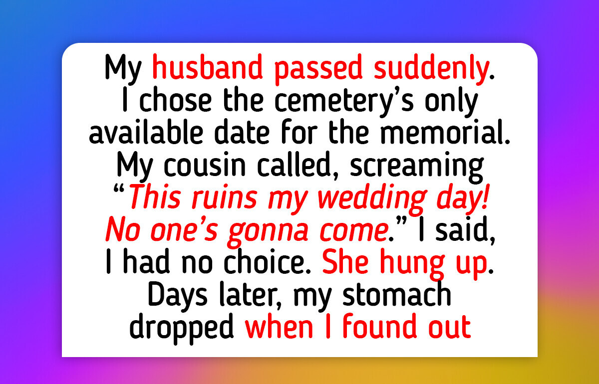 I Won’t Reschedule My Husband’s Memorial—Even Though My Family Planned a Wedding