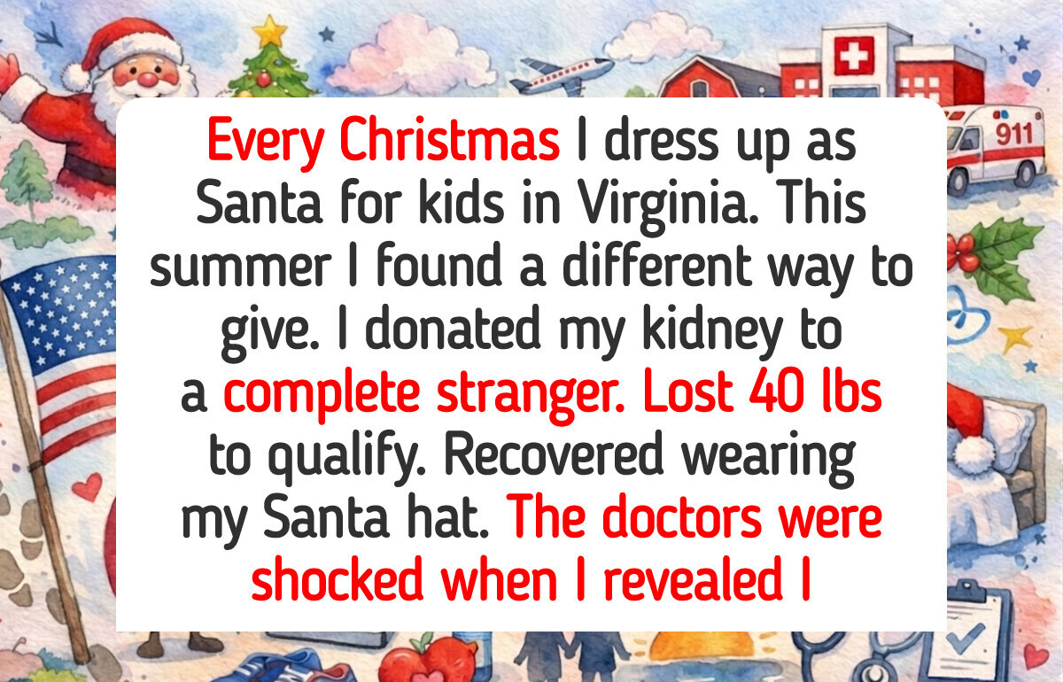 Virginia Santa Gives a Stranger His Own Kidney in the Greatest Act of Kindness Virginia Santa Gives a Stranger His Own Kidney in the Greatest Act of Kindness