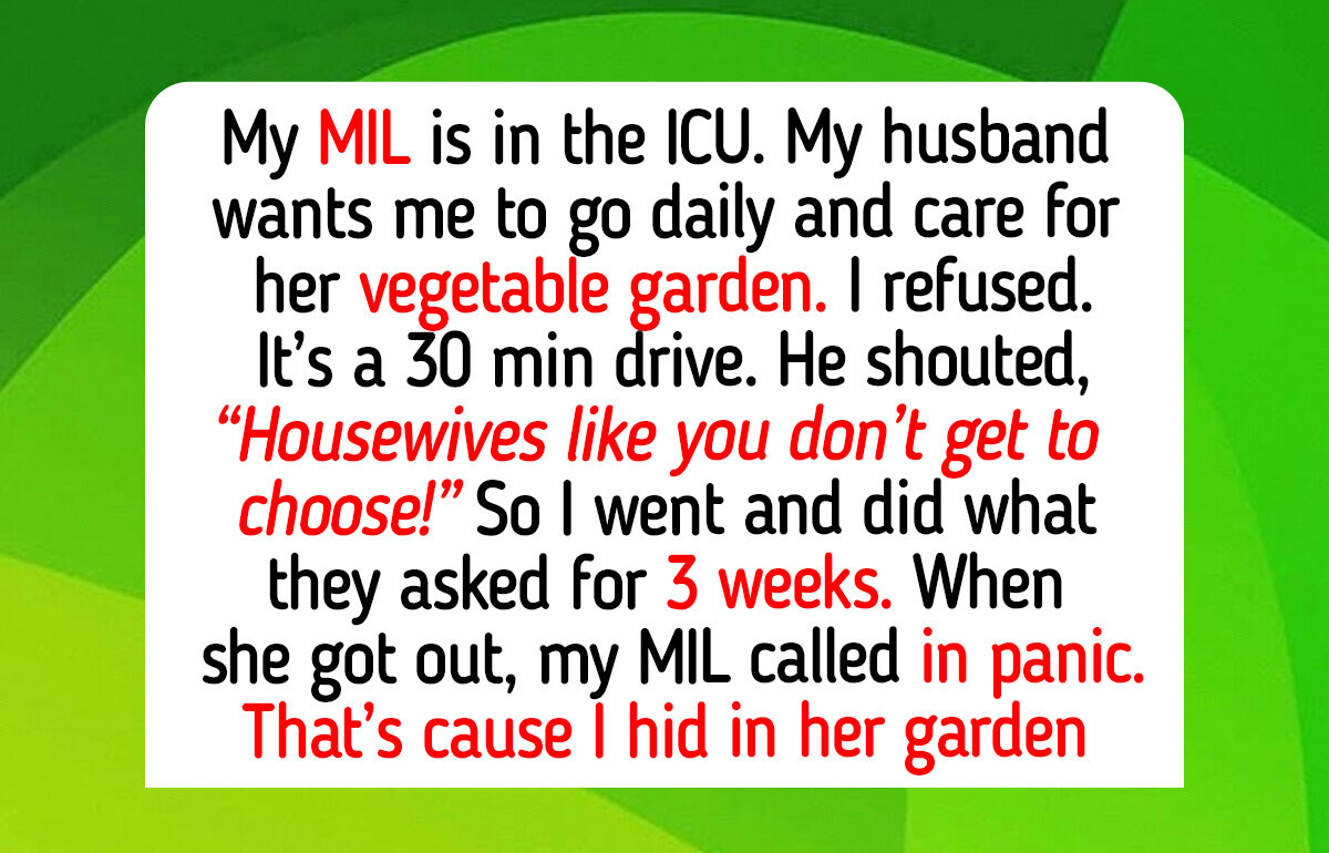 I Refuse to Care for My MIL’s Vegetable Garden, I’m Not a Free Gardener