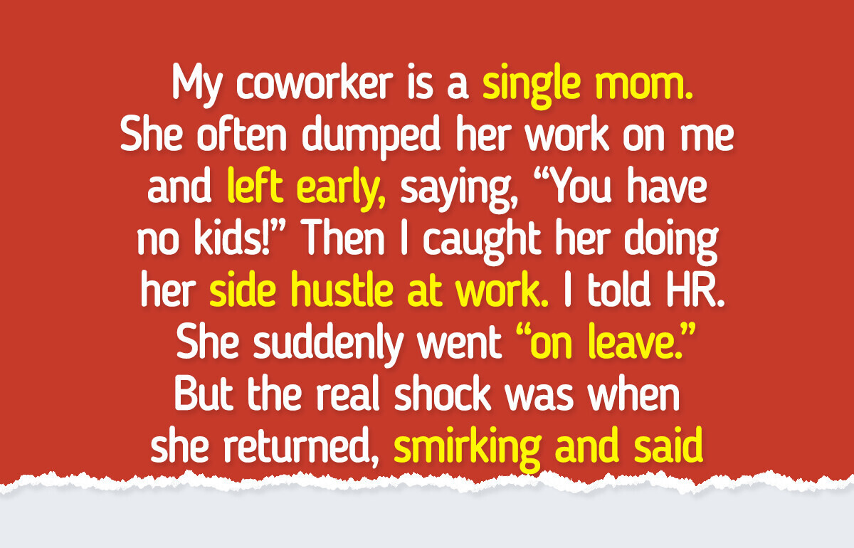 I Caught My Coworker Doing Her Side Hustle on Company Time—I Refused to Stay Silent