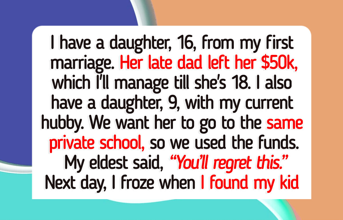 I Split My Daughter’s Inheritance With My Other Daughter—Now My Family Is Ruined I Split My Daughter’s Inheritance With My Other Daughter—Now My Family Is Ruined