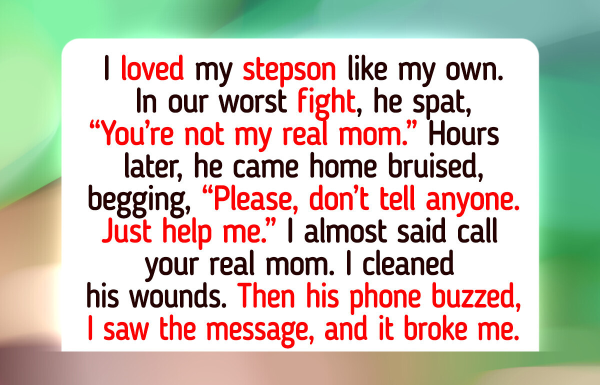 Her Injured Stepson Begged Her for Help, Then She Learned an Awful Truth