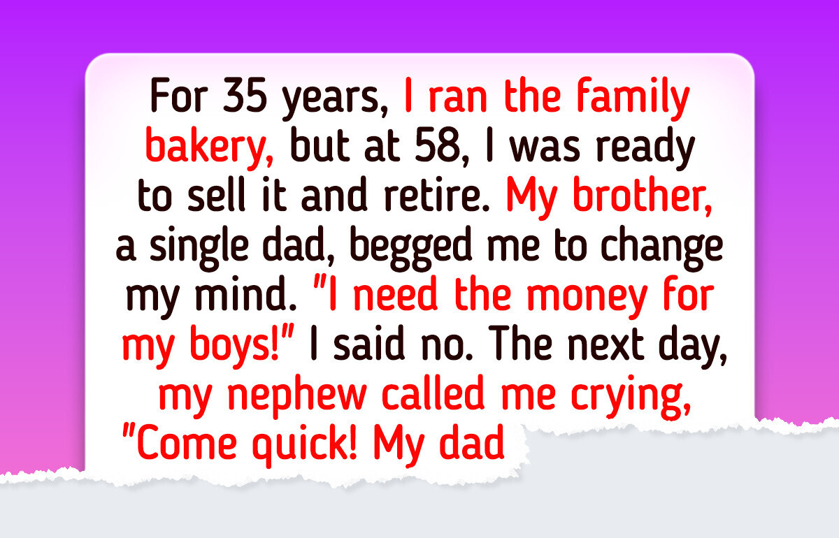 I Refuse to Postpone My Retirement Just Because My Brother Wants a Safety Net I Refuse to Postpone My Retirement Just Because My Brother Wants a Safety Net