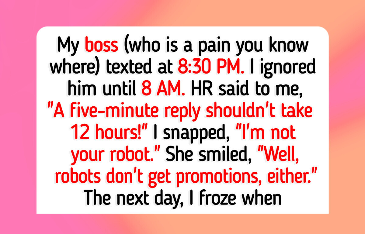 I Stopped Responding to Work Texts at Night—Now HR Wants a Meeting