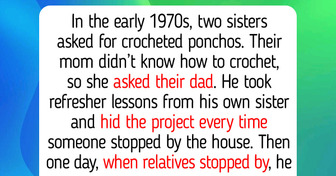 10 Dads Who Learned to Crochet or Sew for Their Kids, Including a Poncho From the 1970s