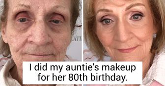 12+ Striking Makeup Transformations That Defied Age