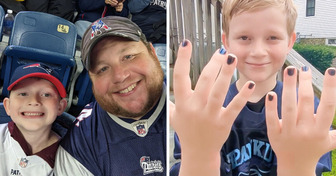 A Proud Dad Defends His Son’s Choice to Wear Nail Polish After Another Kid’s Mom Said It’s Not OK (Photos)