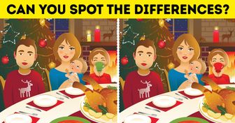 Put Your Eyes to the Test by Finding the Differences in 10 X-mas Pictures