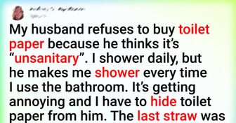 My Husband Shames Me for Using Toilet Paper Instead of Showering