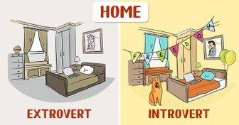 12 Illustrations Showing How Introverts and Extroverts See the World