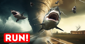 What If a Tornado Got in Water Filled With Sharks?