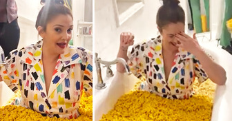 Drew Barrymore Bathed in a Tub of Mac’n’Cheese and Sparked Controversy