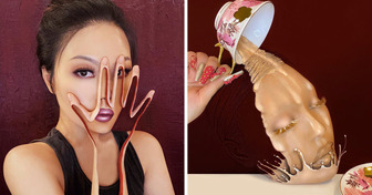 This Makeup Artist Creates Mesmerizing Illusions Right on Her Face, and Netizens Are in Awe