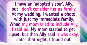 I Excluded My ‘Adopted Sister’ From My Wedding Photos