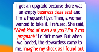 I Refuse to Give Up My Business Class Seat to a Pregnant Woman