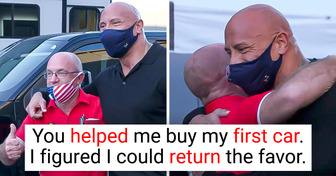 Dwayne Johnson Gave the Sweetest Gift to the Man That Helped Him When He Was Homeless