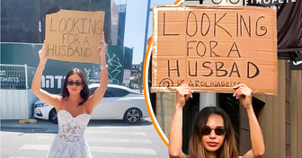 Woman Finds Love After Walking the Streets With a “Looking-for-a-Husband” Sign