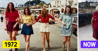 50+ Years Later, Four Friends Recreate Their 1972 Vacation Photos and Prove True Friendship Is Timeless