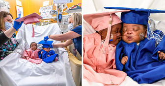 Survival Twins, Both Under 1 lb, Celebrate Emotional Moment in Caps and Gowns