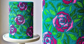 An Artist Makes Cakes That Look Like They Are Beaded, and We Can’t Resist the Urge to Touch Them