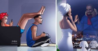 An Illustrator From Ghana Creates Pictures That Anyone in a Relationship Will Understand