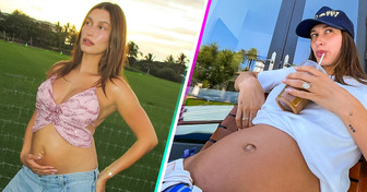 Hailey Bieber Shared Pictures of Her Baby Bump, but People Keep Noticing One Detail